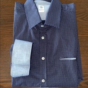 navy dress shirt